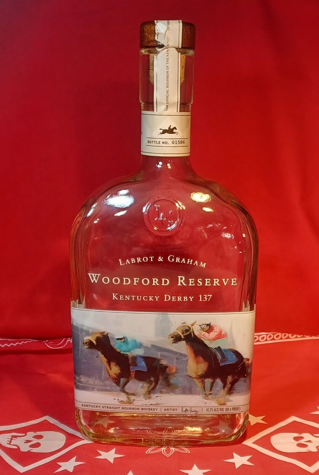 Woodford Reserve Whiskey Bottle Kentucky Derby 137 May 7th 2011 Brett Amory Art
