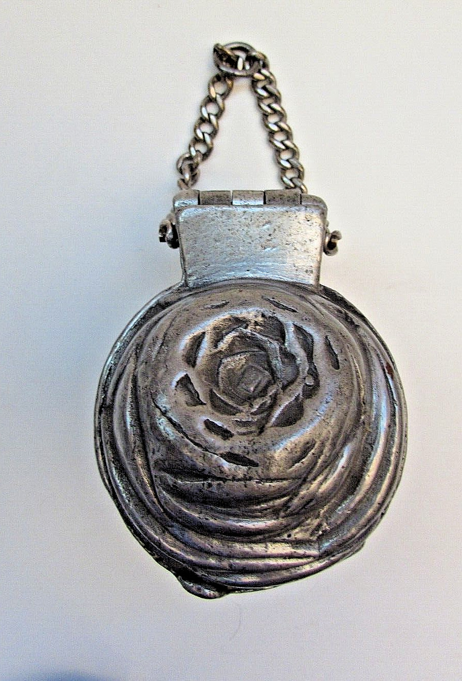 Antique Unique German Rose Flower Metal Mold~Art Deco Style~4 Candy or Chocolate