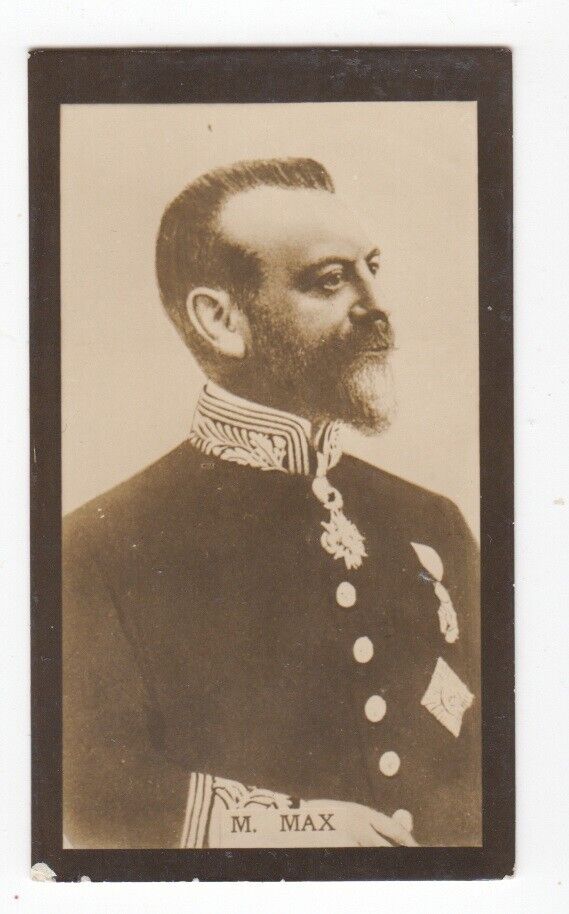 1916 WORLD WAR 1 Card ADOLPHE MAX Mayor of Brussels Belgium