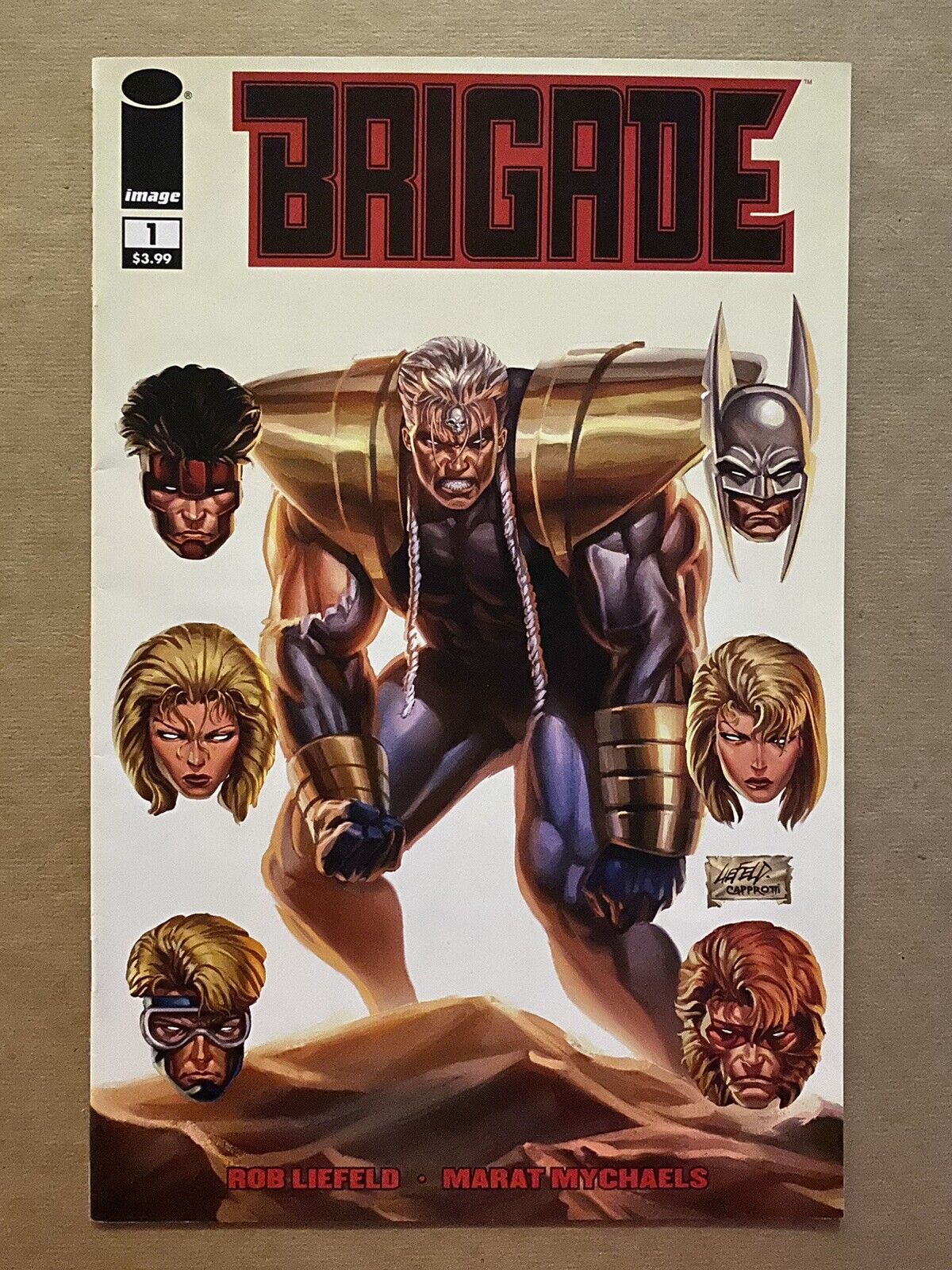 Brigade #1 Retailer Incentive 1:25 Ratio Variant 2010 Image Comic Book