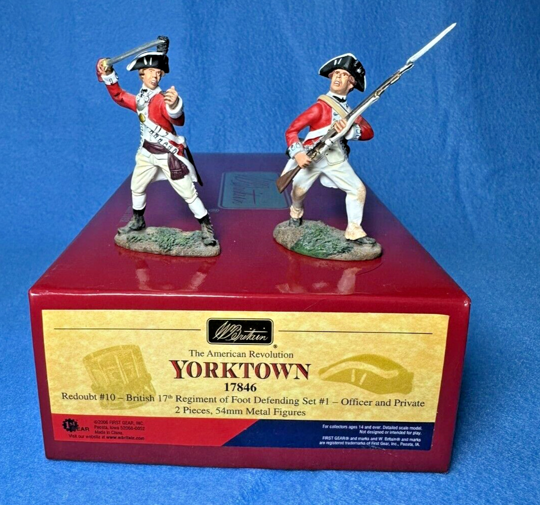 W. Britain 17846 Yorktown Redoubt #10 British Defending #1, original packaging
