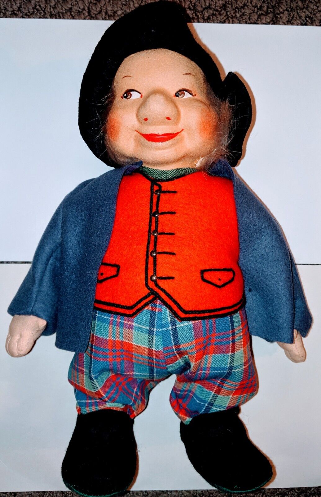 Antique Vintage Norwegian Ronnaug Pettersen Nissefar Gnome Doll