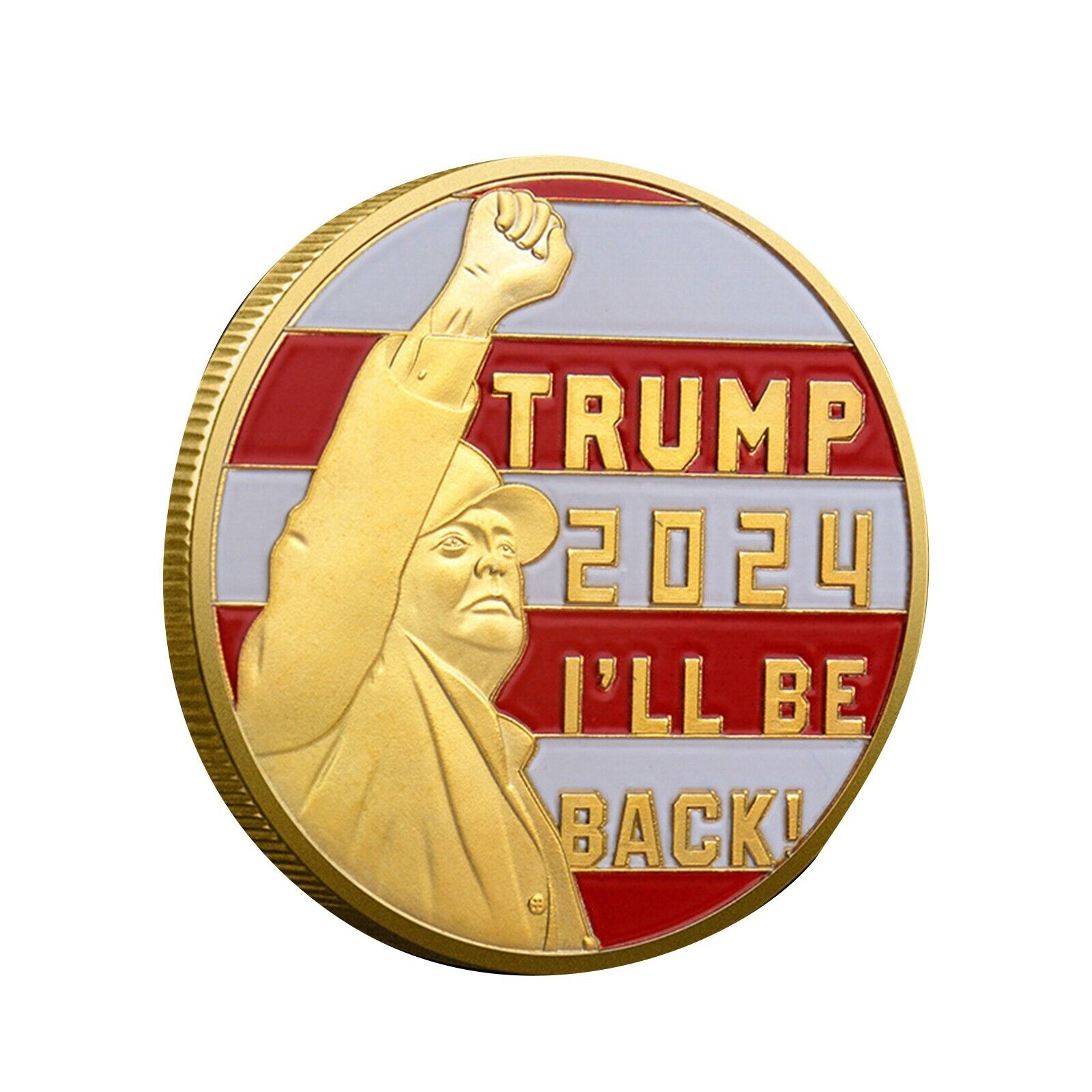 1Pc President Donald Trump 2024 Commemorative Coin \
