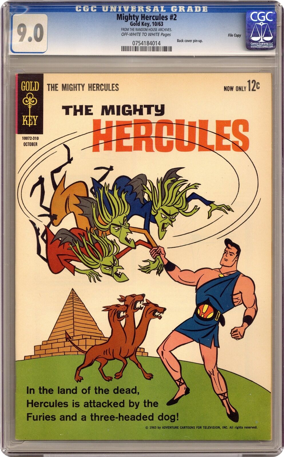 Mighty Hercules #2 CGC 9.0 1963 0754184014
