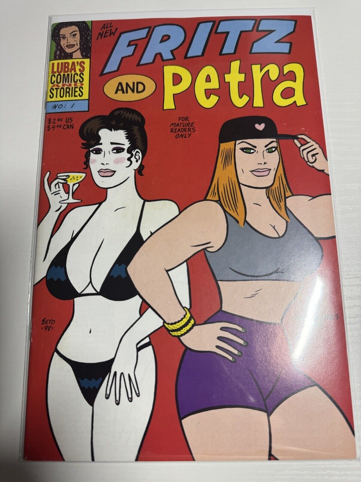 Fritz And Petra #1. Mint Condition. Ready To Be Graded. 