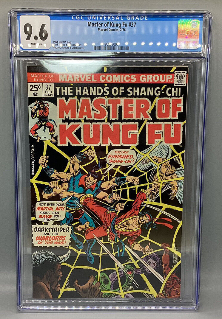 The Hands of Shang Chi - Master of Kung Fu #37 - Marvel Comics CGC 9.6 (B)