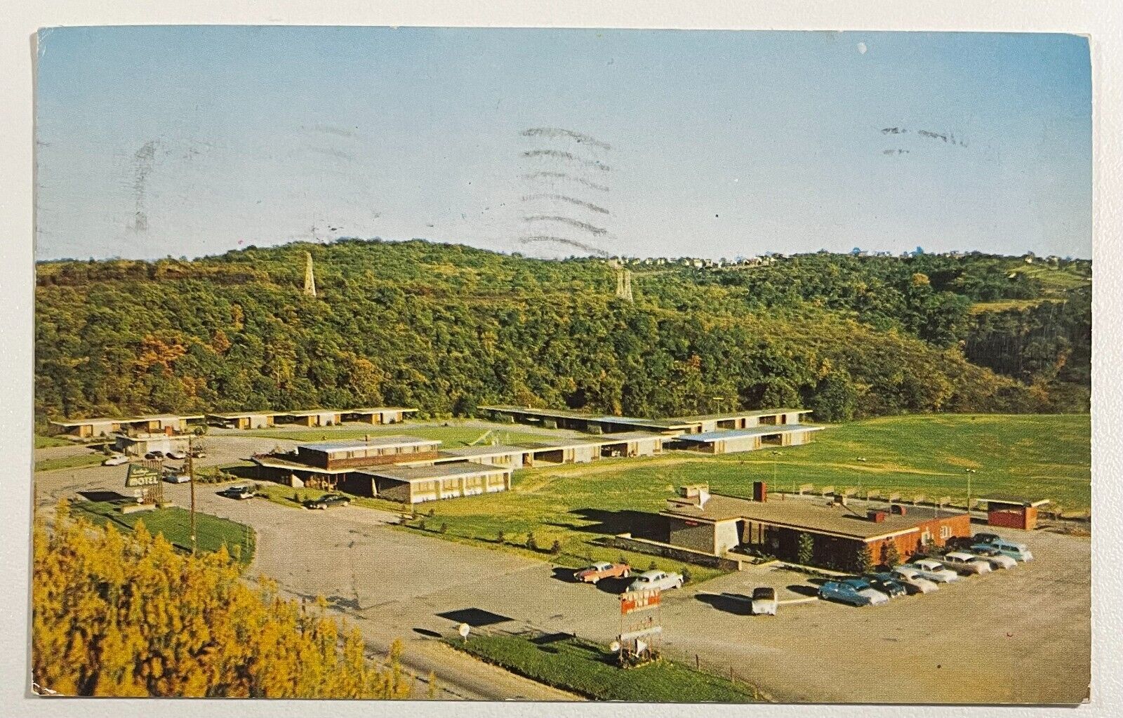 Conley\'s Motel Postcard Pittsburgh, PA PM 1957