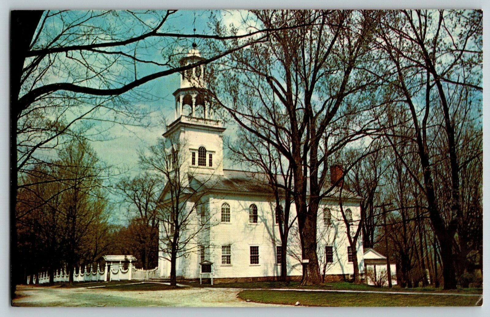 Old First Church of Bennington Vermont VTG Postcard