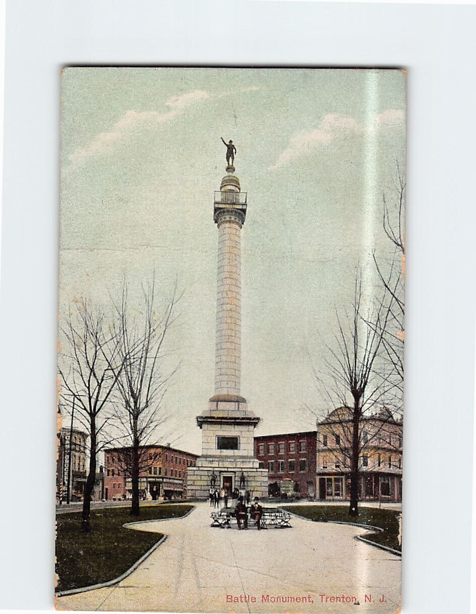 Postcard Battle Monument Trenton New Jersey USA