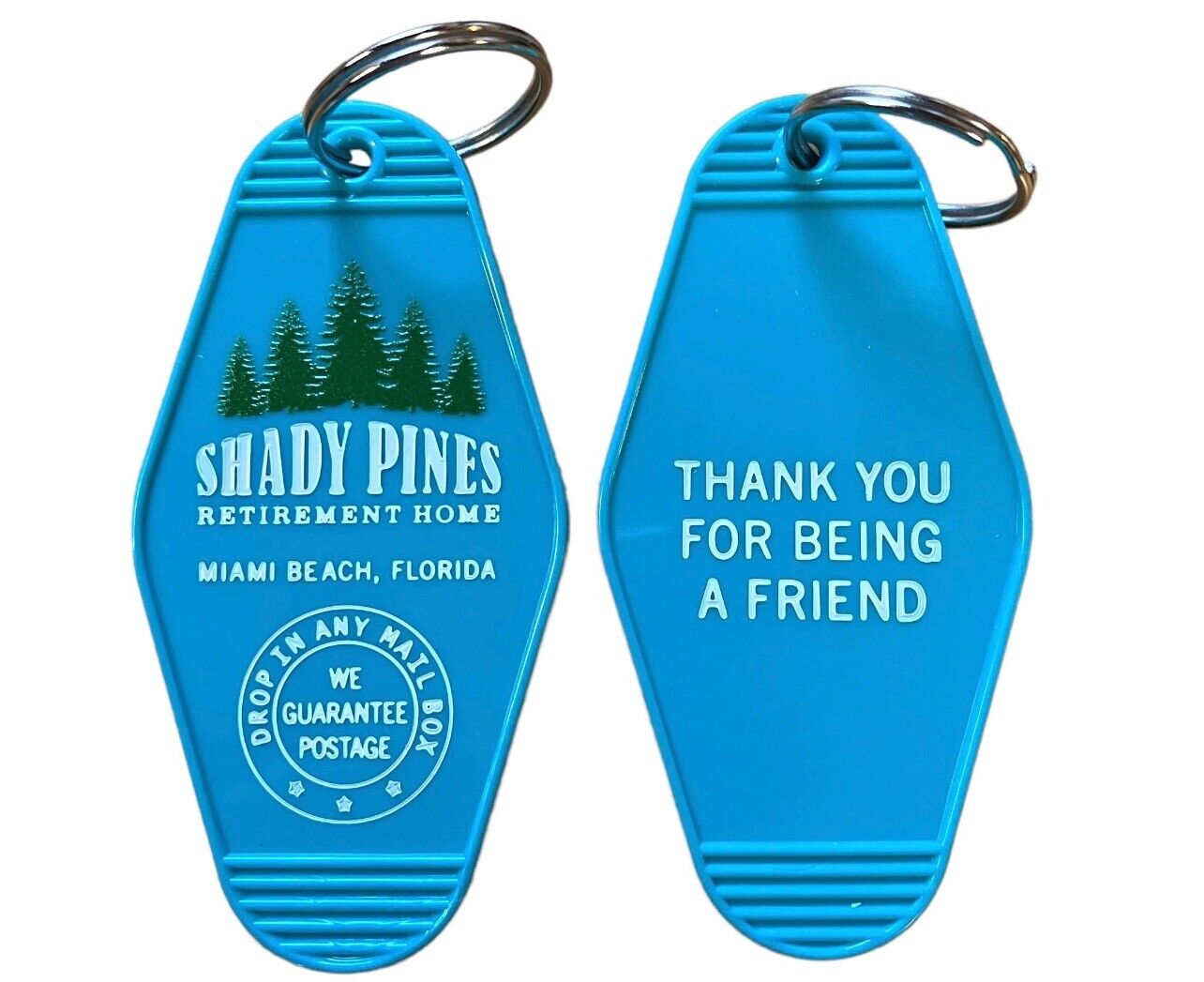 Graphic ver Golden girls Shady Pines inspired keytag