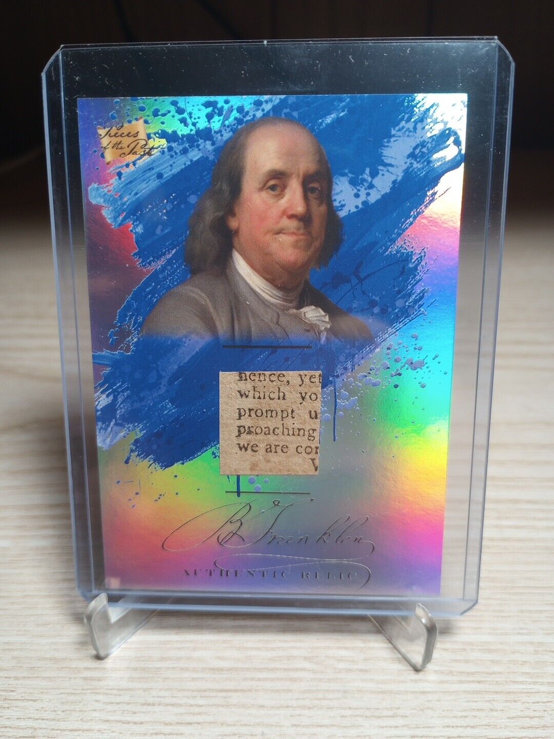 2023 Pieces Of The Past Benjamin Franklin Relic #POTP-5