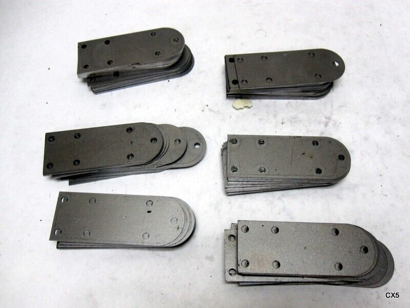 Set of 100 Lamellar Plates Medieval Loose Steel Scales