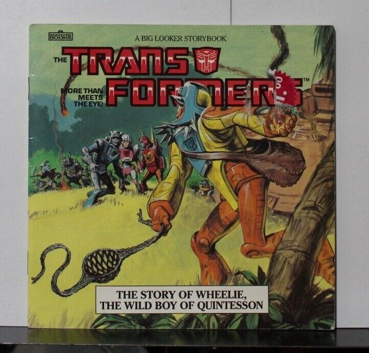Marvel Books The Transformers The Story Of Wheelie the wild boy of quintesson 19