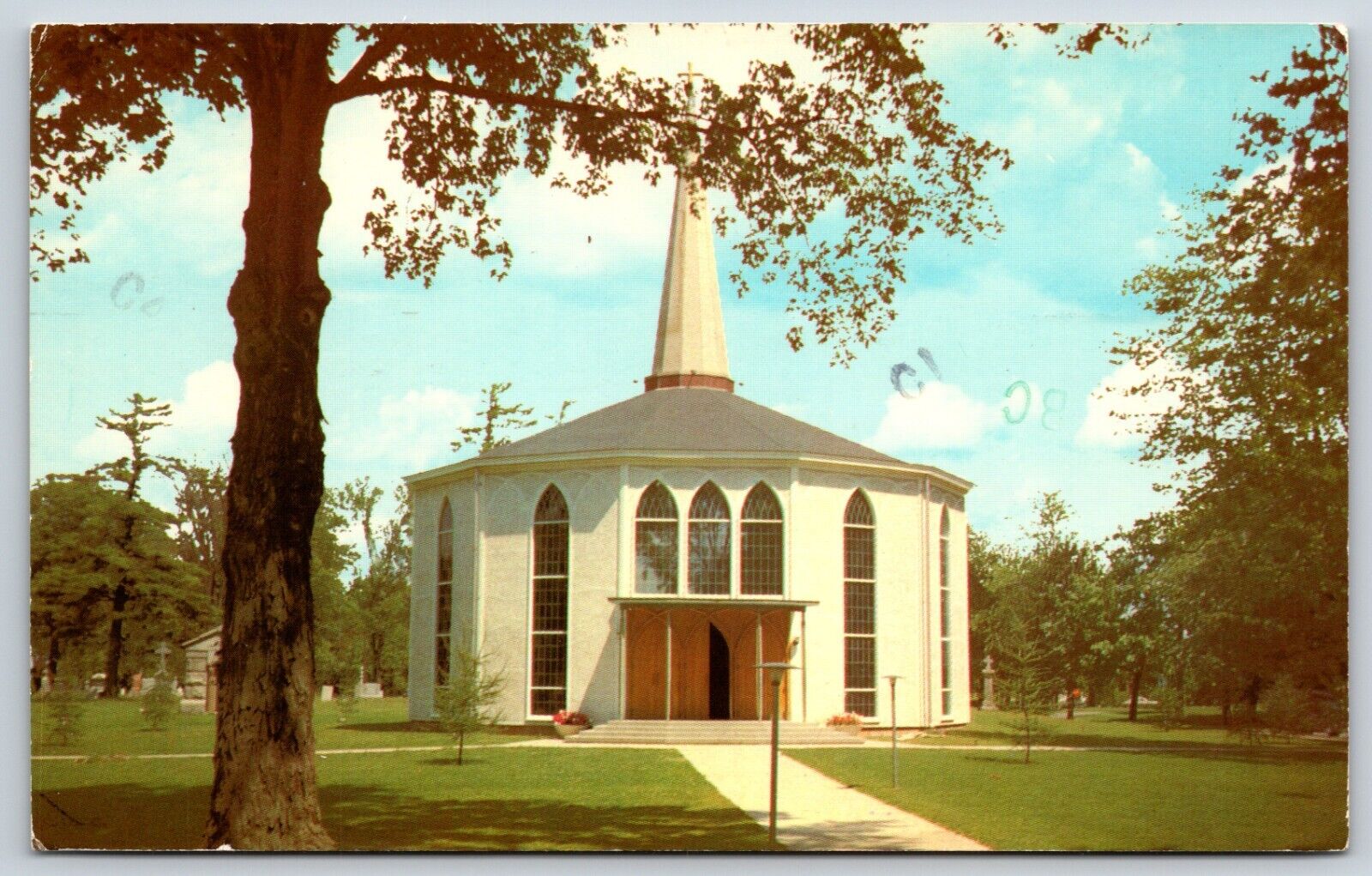 Postcard St. Vincent de Paul Roman Catholic Church, Ontario Canada Posted 1985