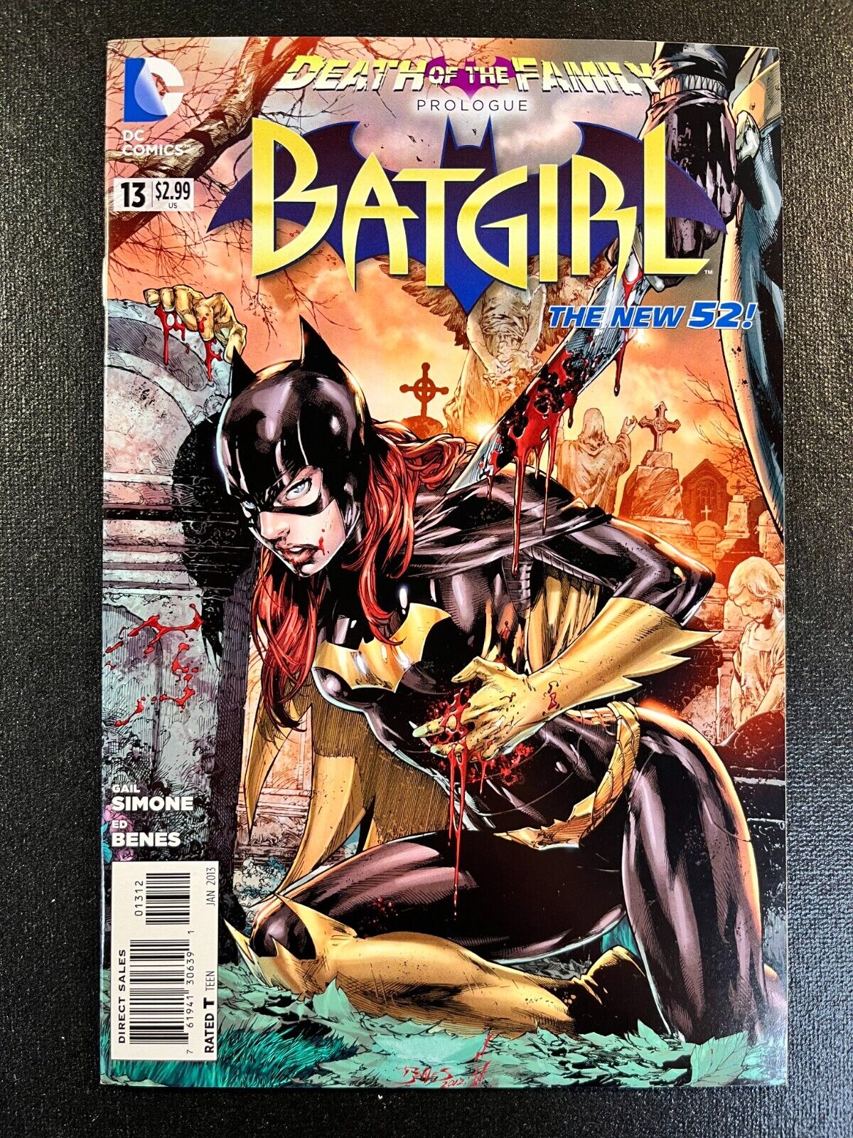 Batgirl 13 Variant Ed BENES RARE 2nd Print V 3 Batman Justice League 1 Copy