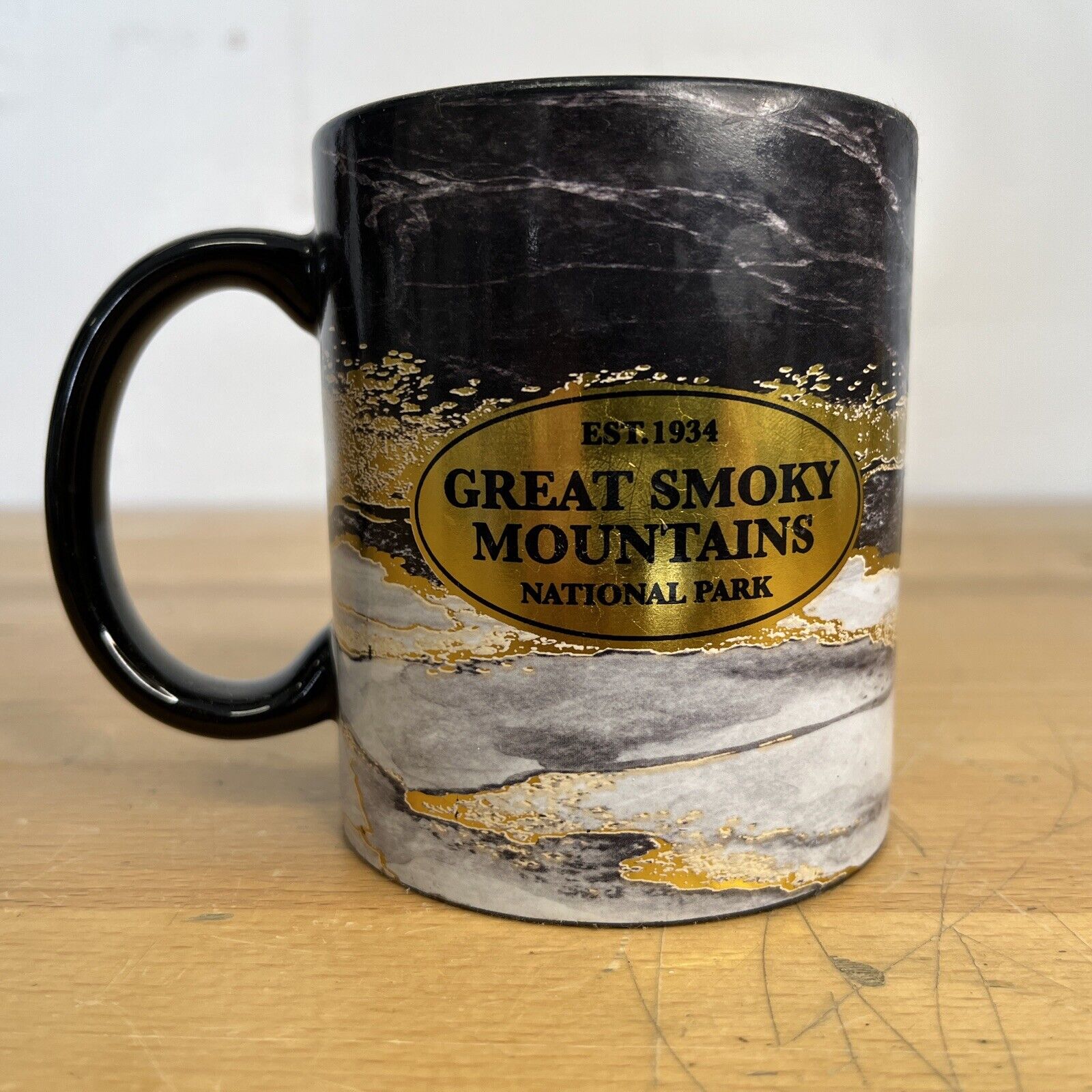 Vintage Great Smokey Mountain National Park Souveneir Mug