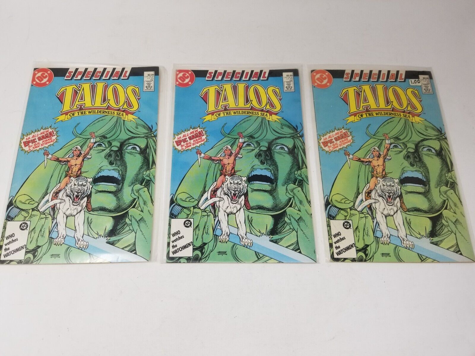 Talos of the Wilderness Sea #1 1985 VF- Special DC Comics Lot of 3