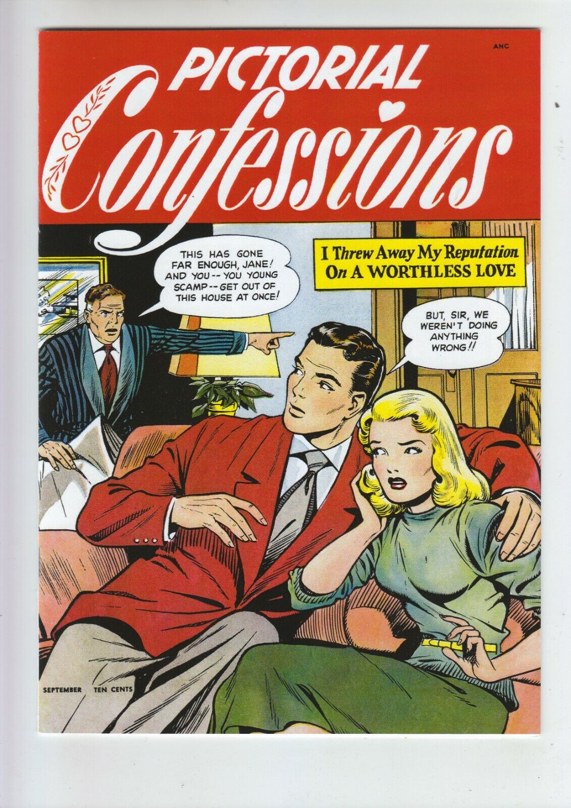 Pictorial Confessions #1 - Matt Baker Classic reprint NM/MT white pages