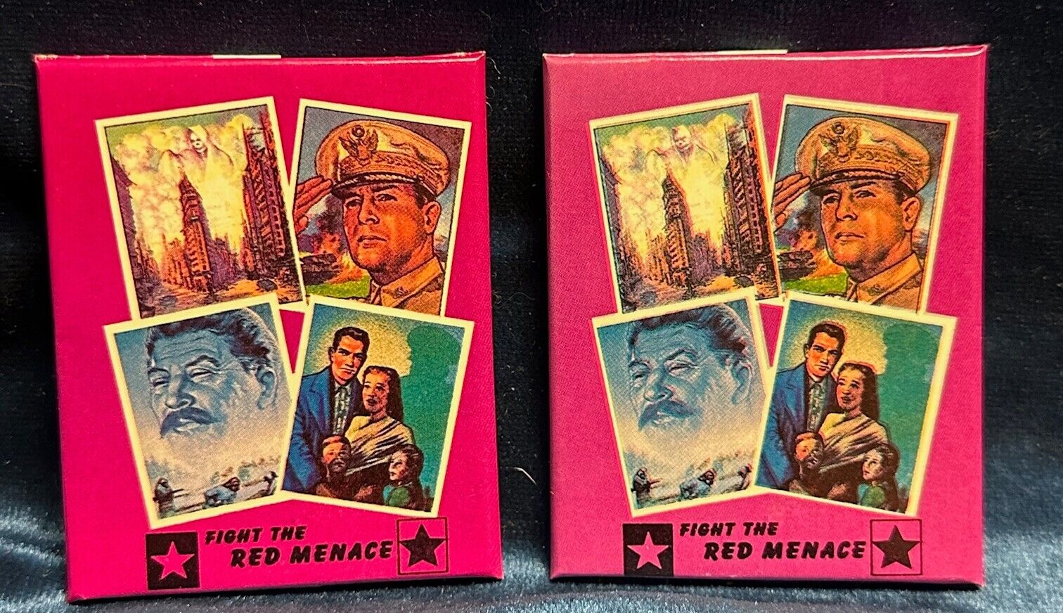 👀 Fight the Red Menace Bowman Reprint 1985 FTCC  Two (2) Sealed Packs 👀