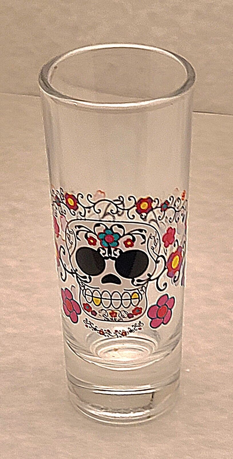 Shot Glass Shooter Dia de Muertos Skull Holiday Tequila Mexico Double New 9
