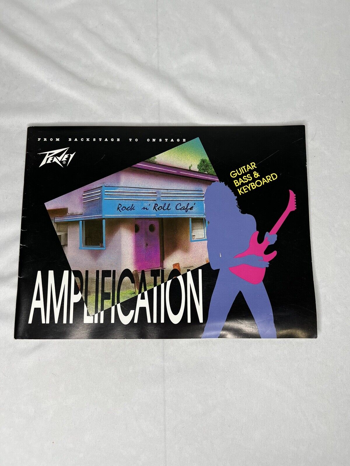 Peavey Vintage 1989 Amplification Catalog Guitar, Bass, and Keybord Amplifiers