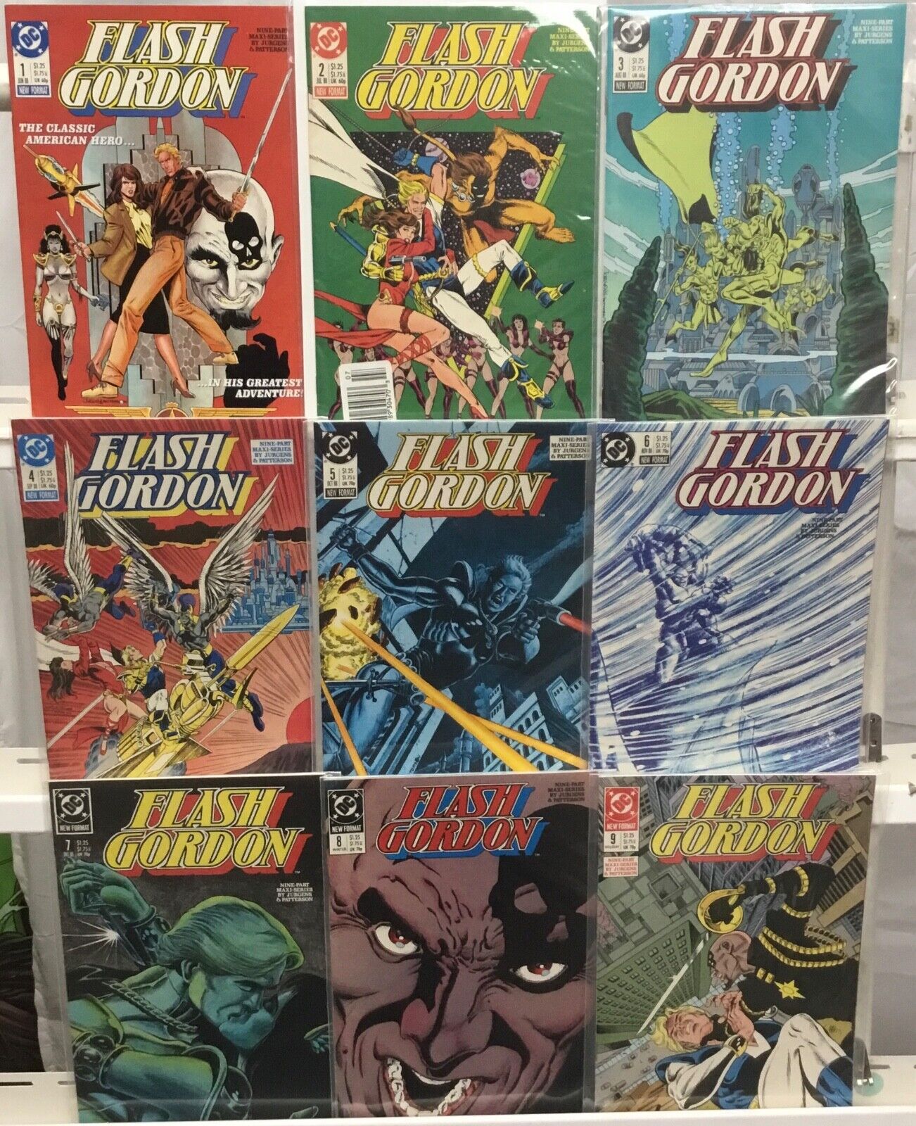 DC Comics Flash Gordon #1-9 Complete Set (1988)