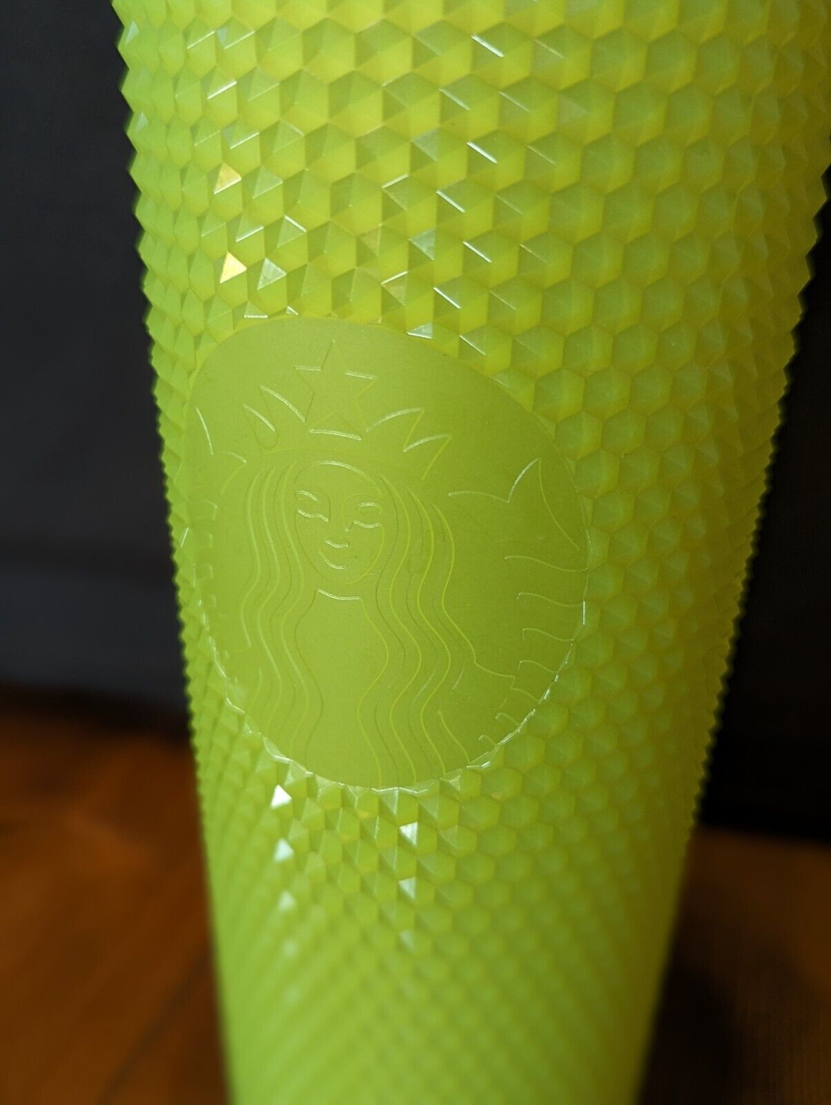 Starbucks Glow in the Dark 24 oz Cold Cup - Lemongrass Fall 2022 Limited Edition