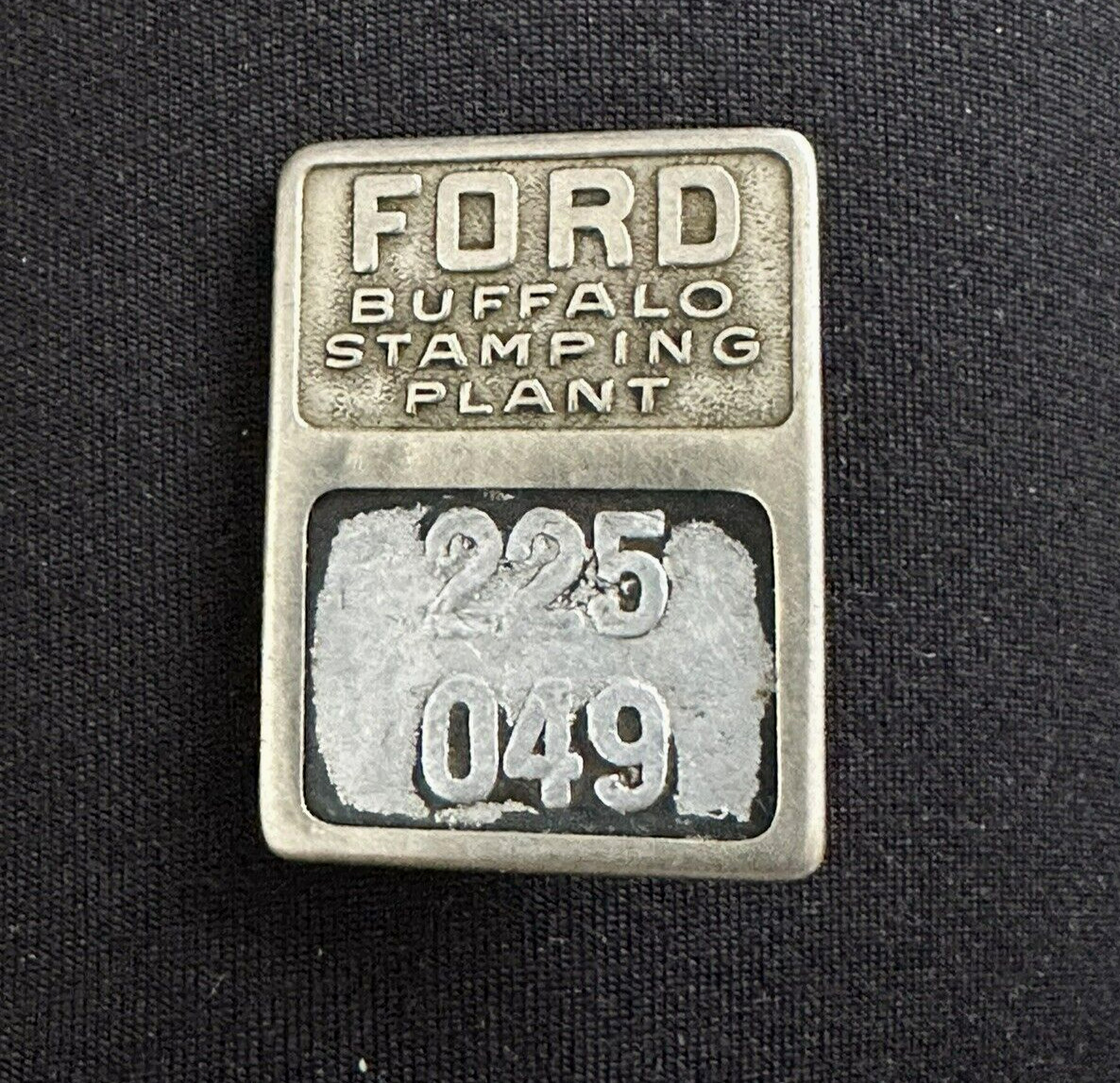 Vintage 1950's FORD Buffalo Stamping Plant  AUTOMOBILE PLANT Badge