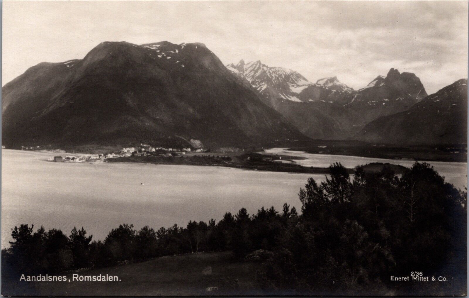 Norway Aandalsnes Romsdalen Vintage RPPC 09.39