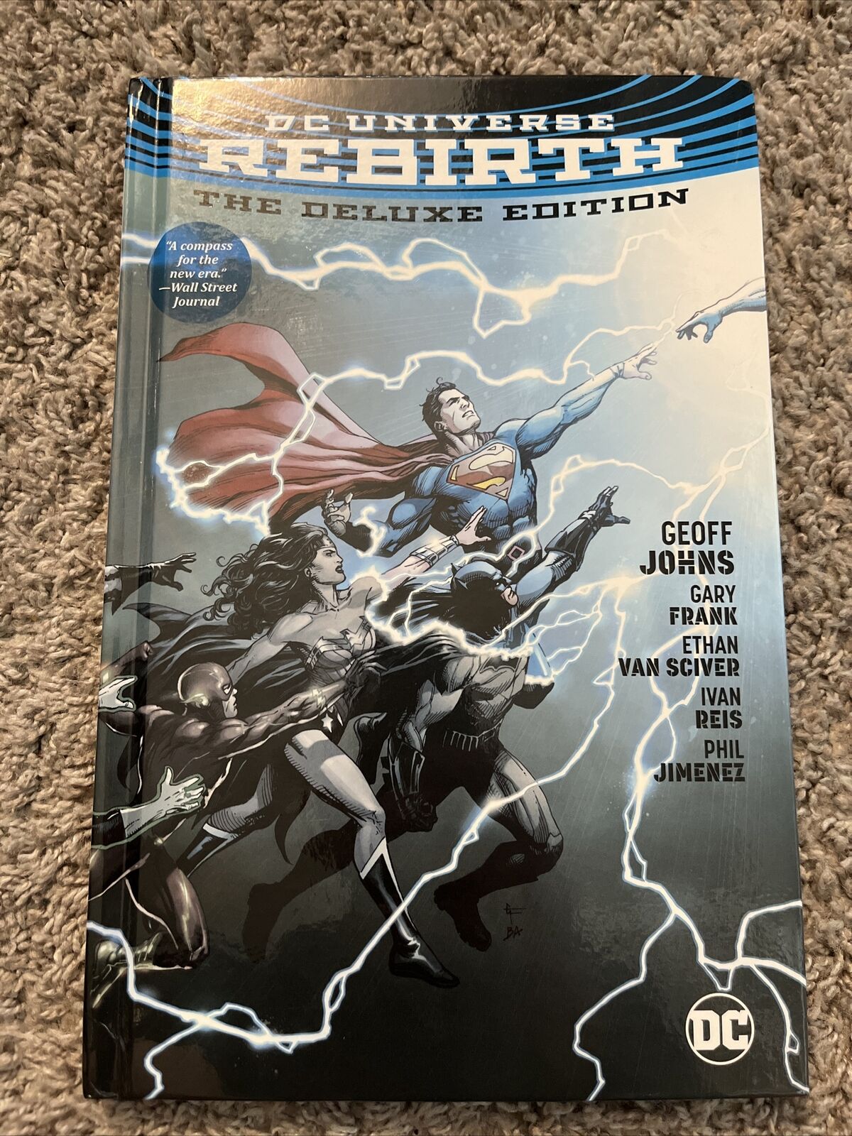DC UNIVERSE - REBIRTH THE DELUXE EDITION - Graphic Novel Hard Cover NEW