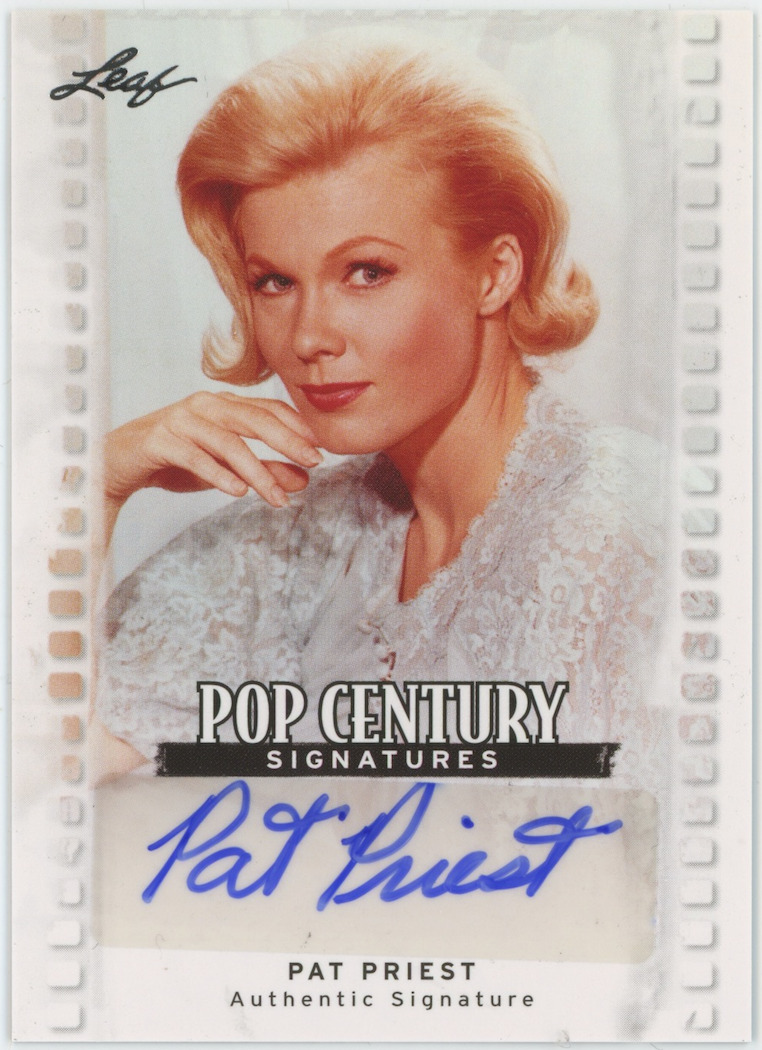 Pat Priest 2011 Leaf Pop Century The Munsters Marilyn BA-PP1 Auto Signed 25742