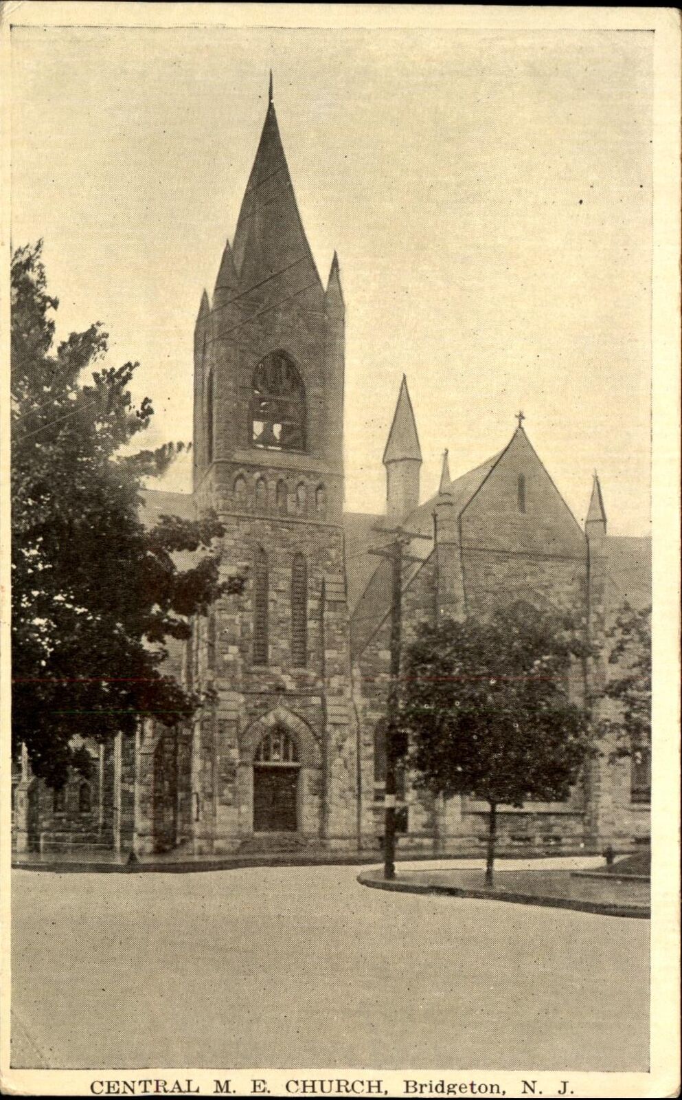 Central Methodist Episcopal Church ~ Bridgeton NJ ~ 1921 to GOLDA FORD Milan MO
