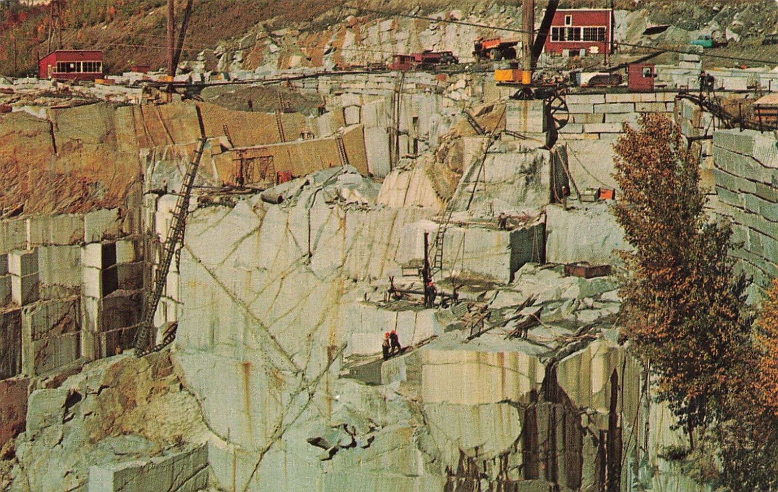 Rock of Ages Barre, Vermont VT DB Chrome Postcard Postcard