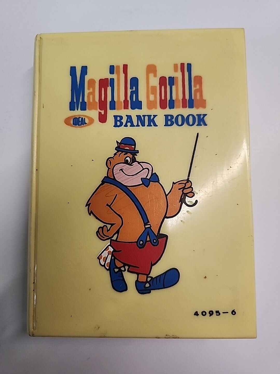 IDEAL MAGILLA GORILLA BANK BOOK  HANNA BARBERA 1964 HONG KONG