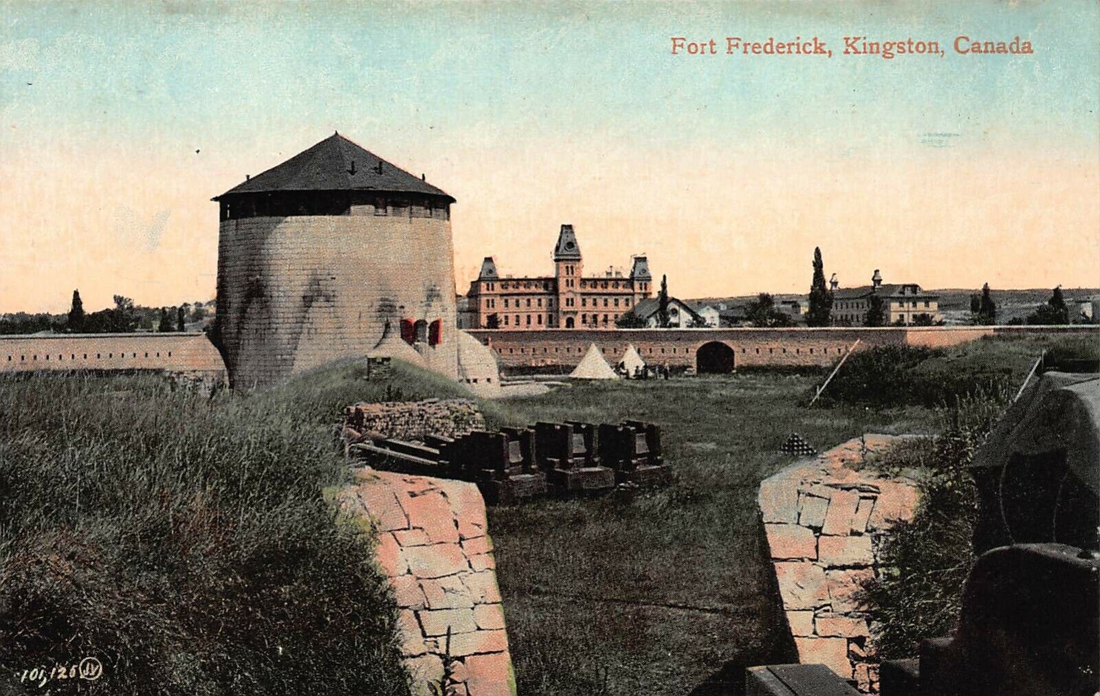 Fort Frederick, Kingston, Ontario, Canada, Early Postcard, Unused