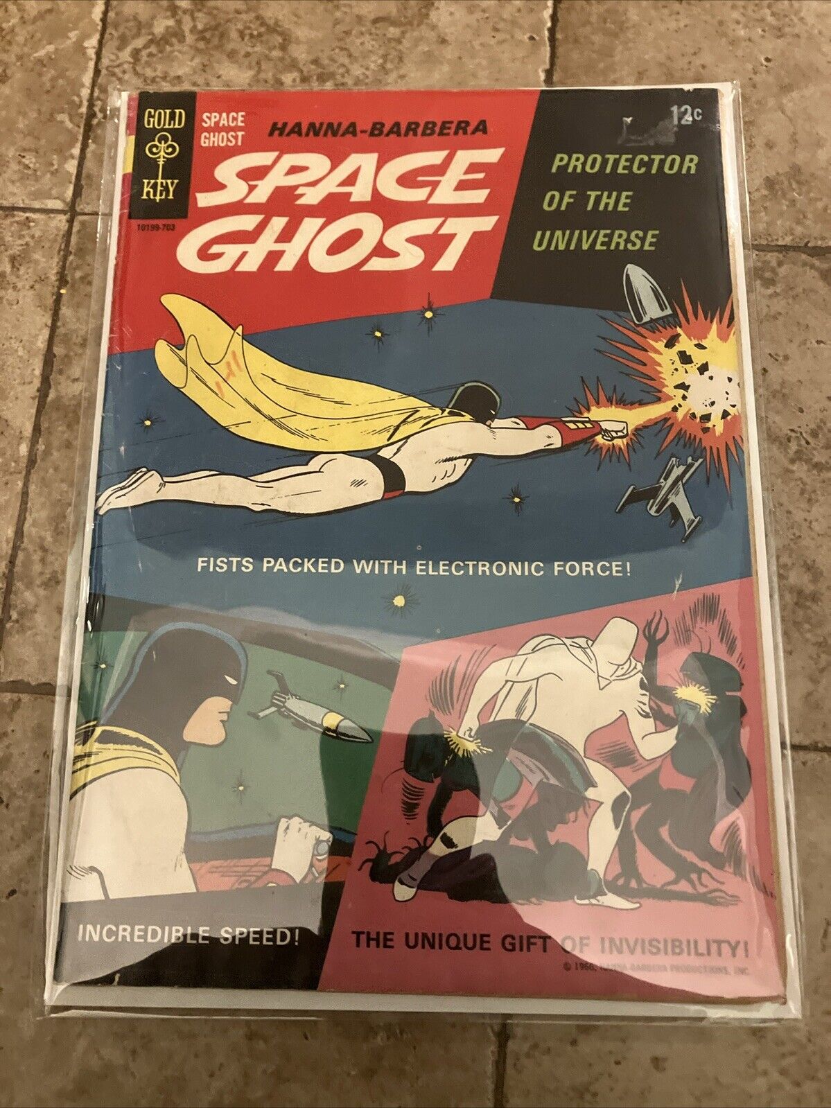 Space Ghost 1 gold key comics, Rare Silver Age Key, 1966, First Appearance