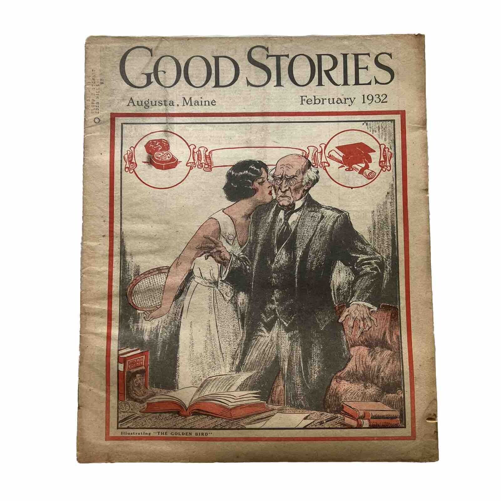 Vintage Good Stories Women\'s Magazine Feb 1932 Advertising Quack Medicine Tips