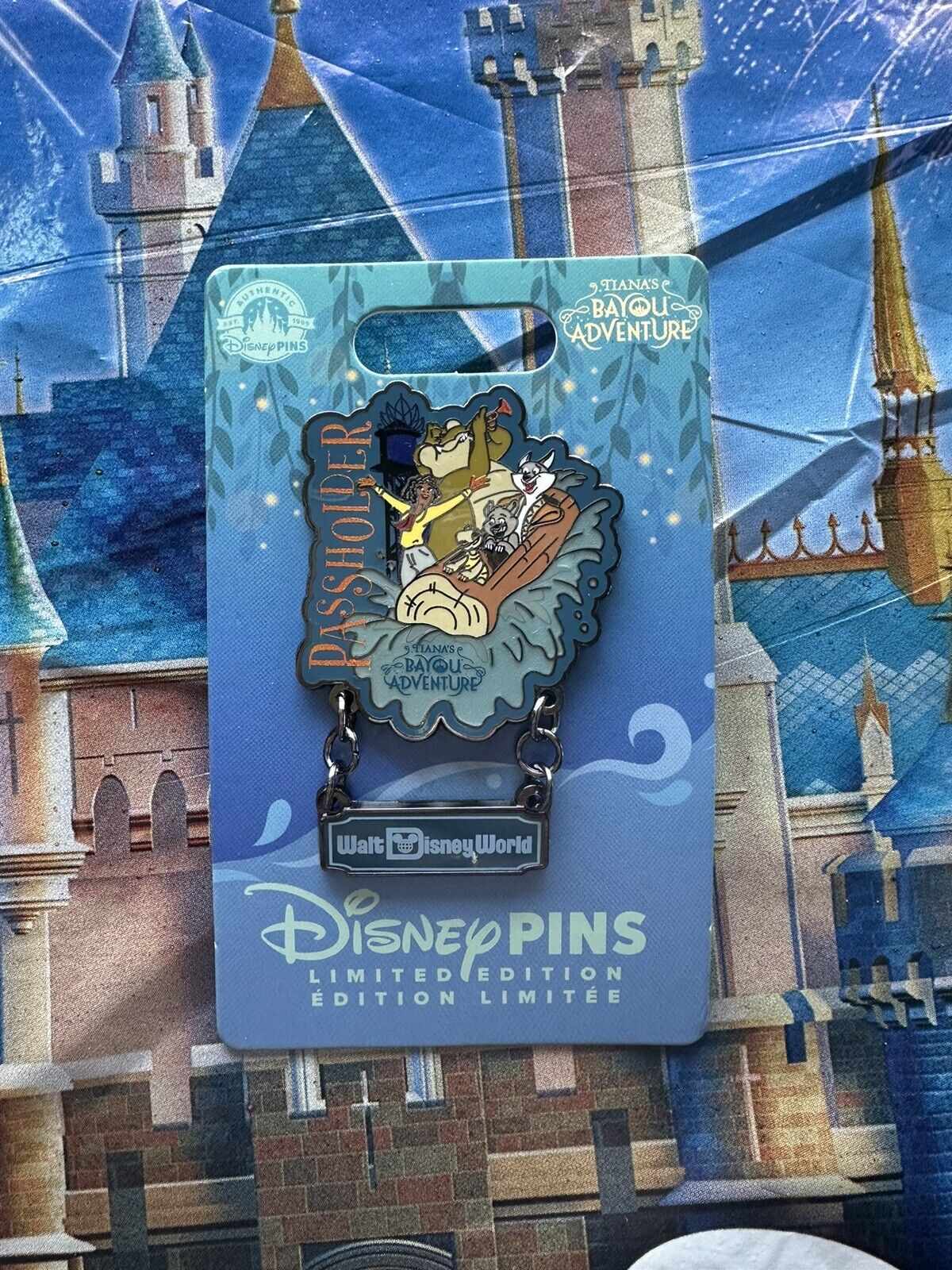 Disney Parks 2024 Tiana’s Bayou Adventure Annual Passholder Exclusive Pin New