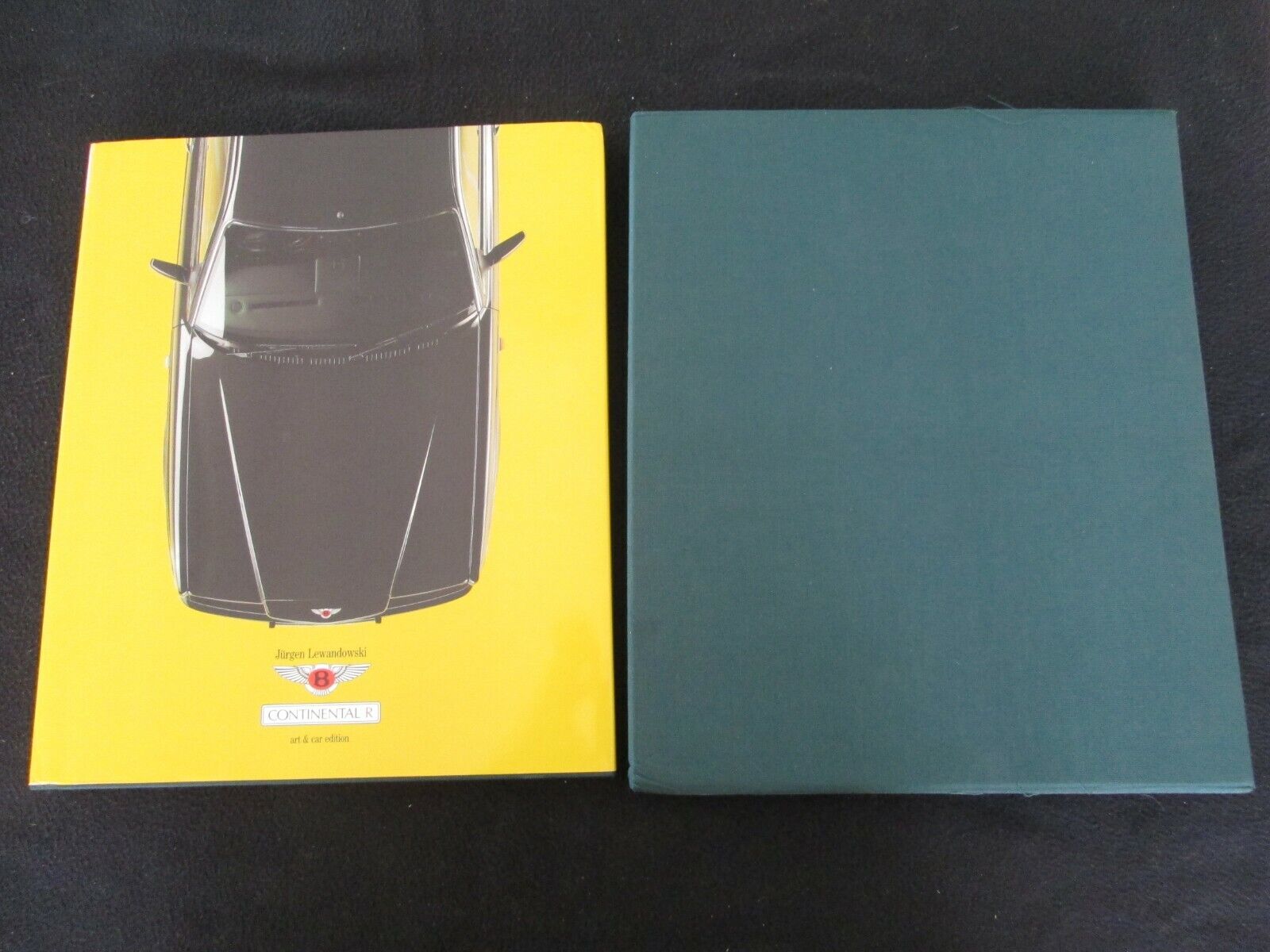 1991 Bentley Continental R Lewandowski Art & Car Book Rare Hardcover Mulsanne