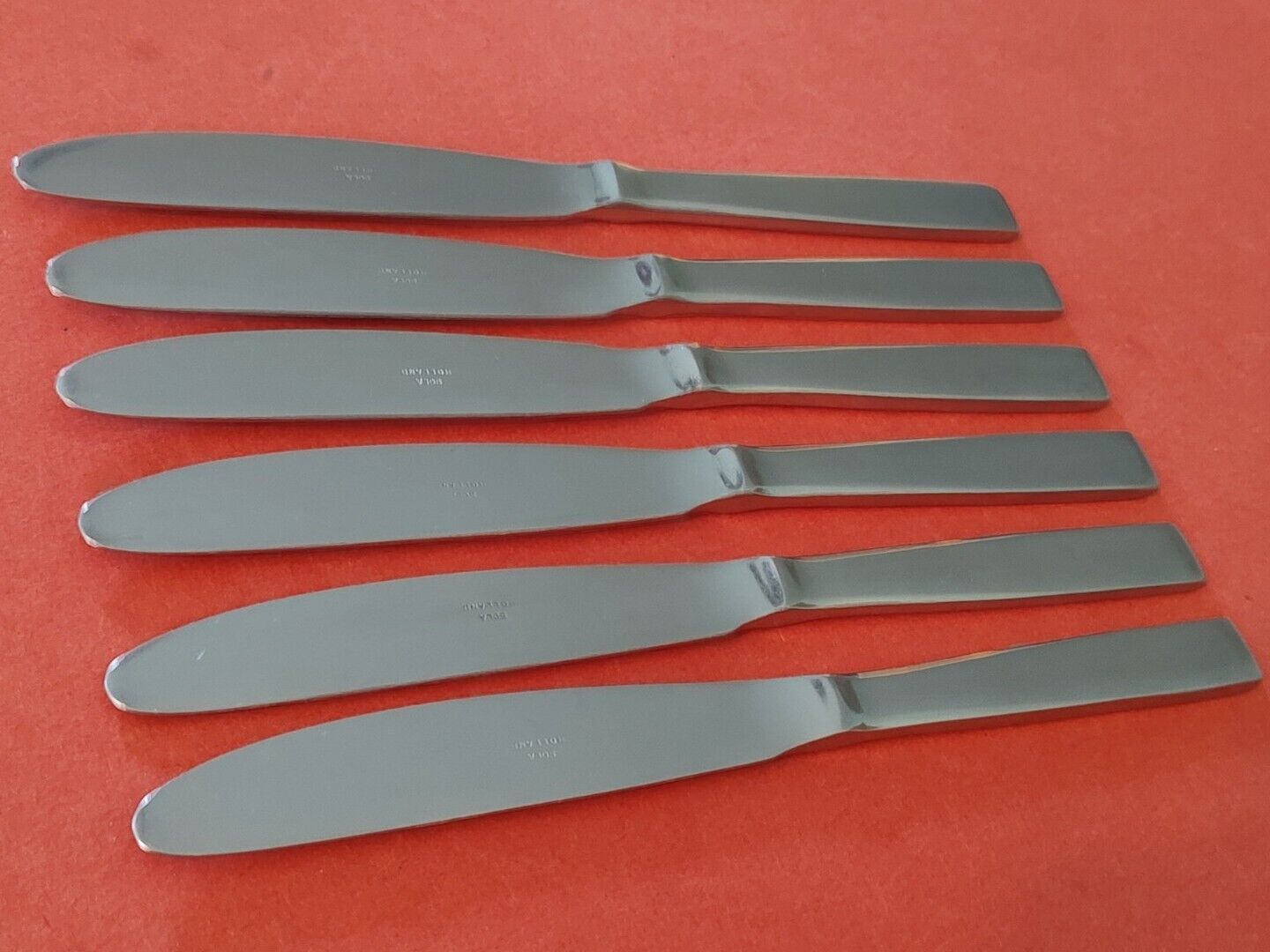 6 G-Sola-Z CORA Stainless Steel  DINNER KNIVES 9\