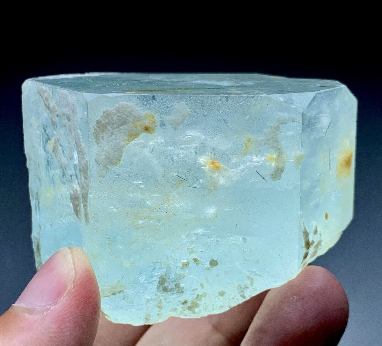210 Gram Terminated Aquamarine Crystal From Afghanistan