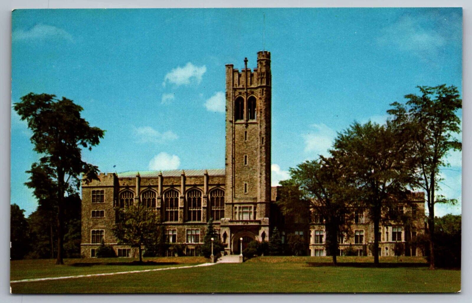 Postcard Middlesex Memorial Tower University Western Ontario London Canada   F 9