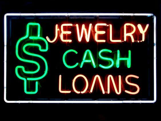 New Jewelry Cash Loans Dollar Real glass Neon Sign 32\