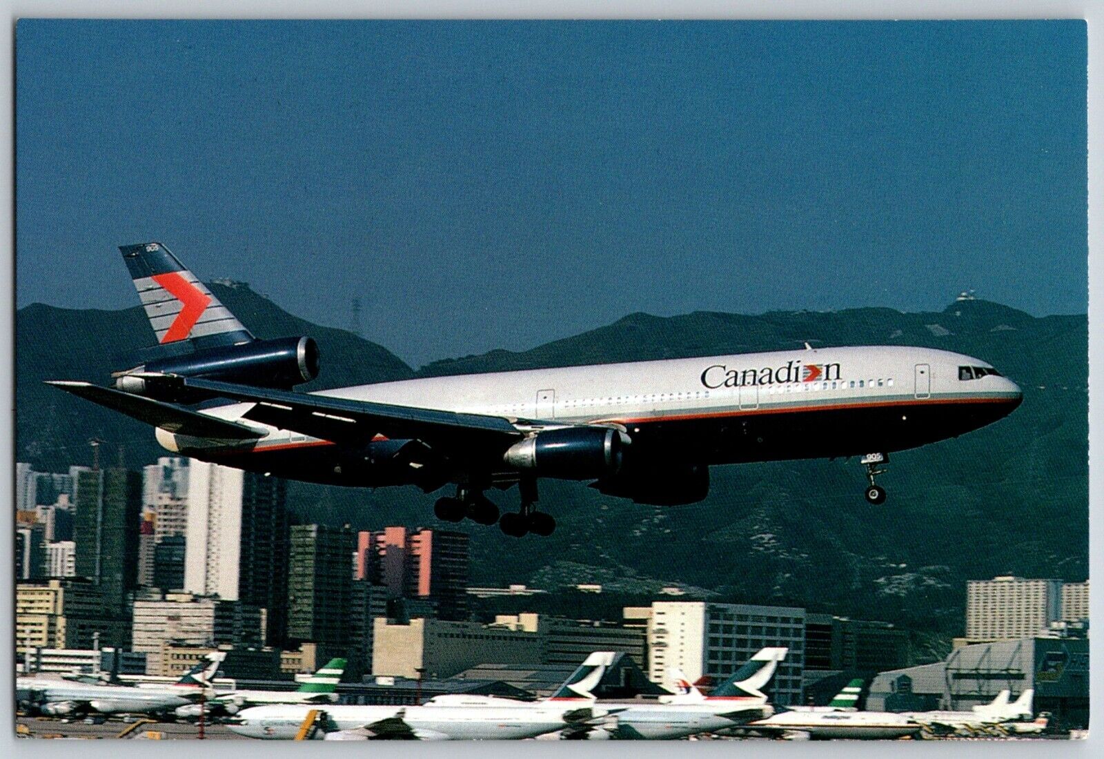 Canadian McDonnell Douglas DC-10-30 CALGARY CANADA based 4x6 Postcard