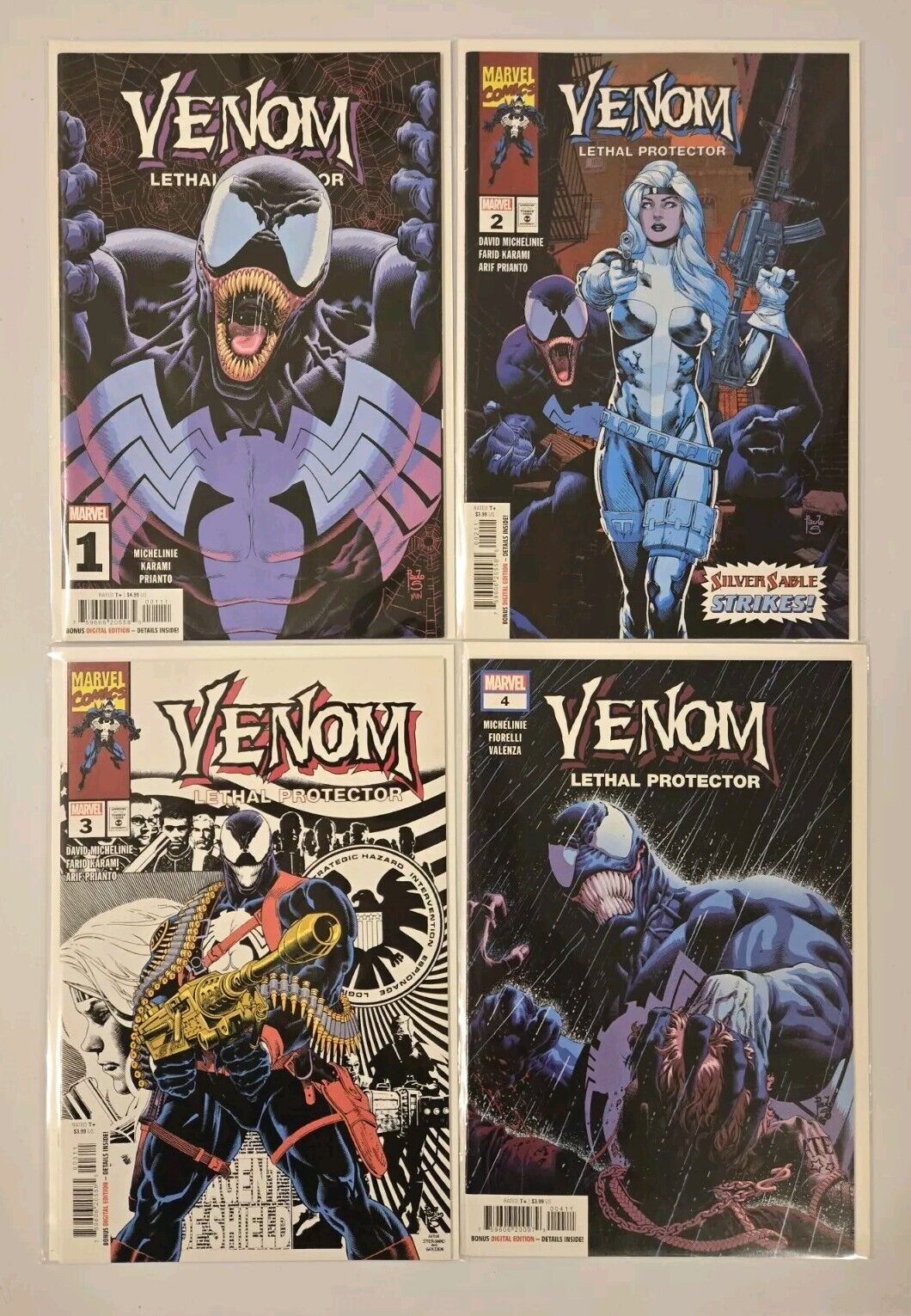 Venom Lethal Protector II #1-4 1 2 3 4 MARVEL 2023 Complete Set Lot Series NM