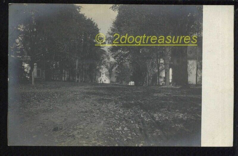Rppc Thetford Hill Vt Vermont First Congregational Church Old Orange County Real