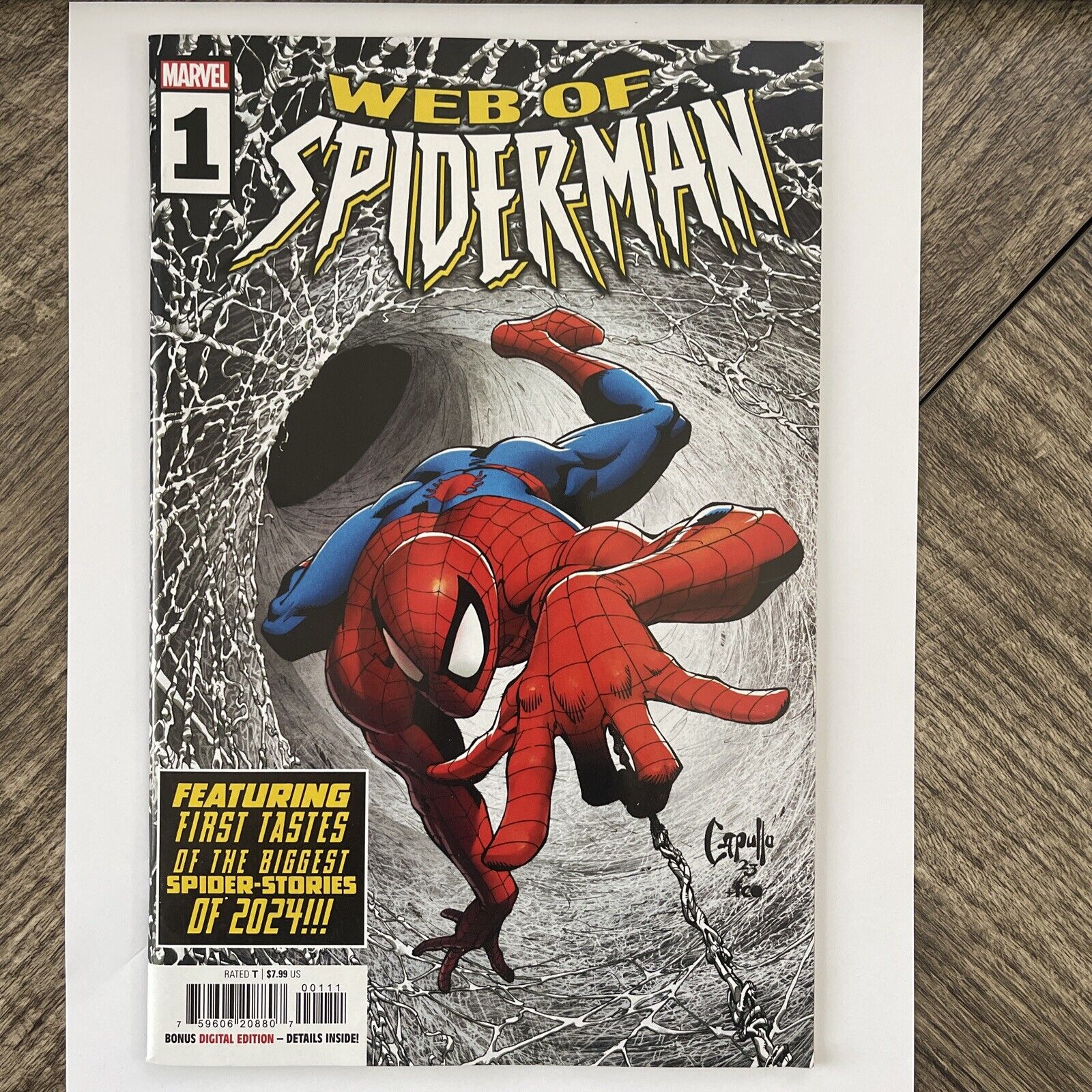 NEW Web of Spider-Man #1 2024 NM UNREAD Greg CAPULLO cover