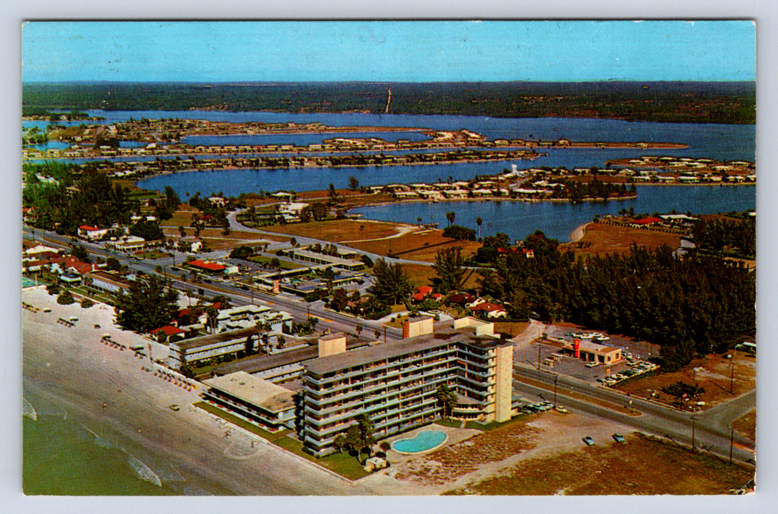 Vintage Postcard Redington Beach Florida Holiday Isle