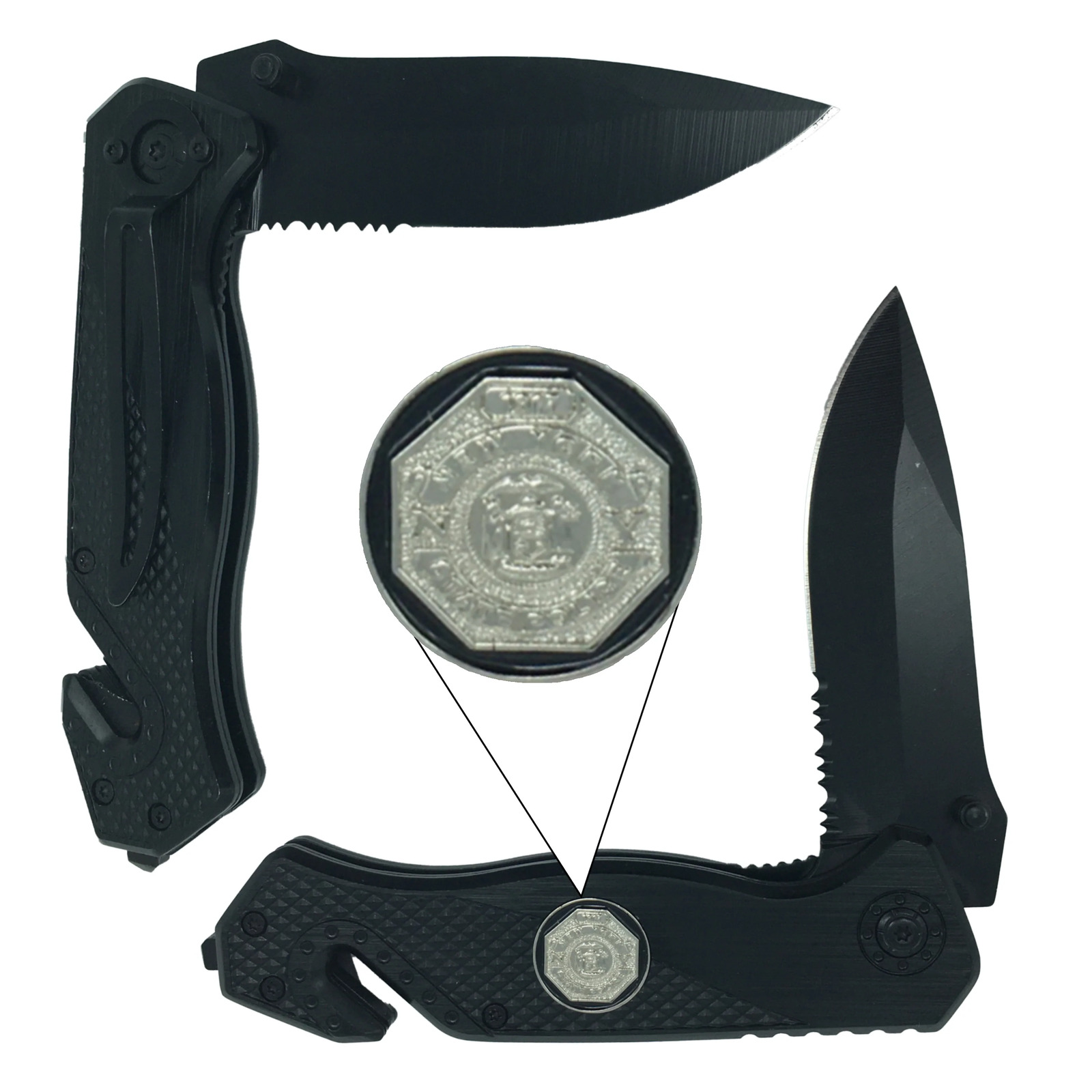 NYSP New York State Police collectible 3-in-1 Police Tactical Rescue Knife with