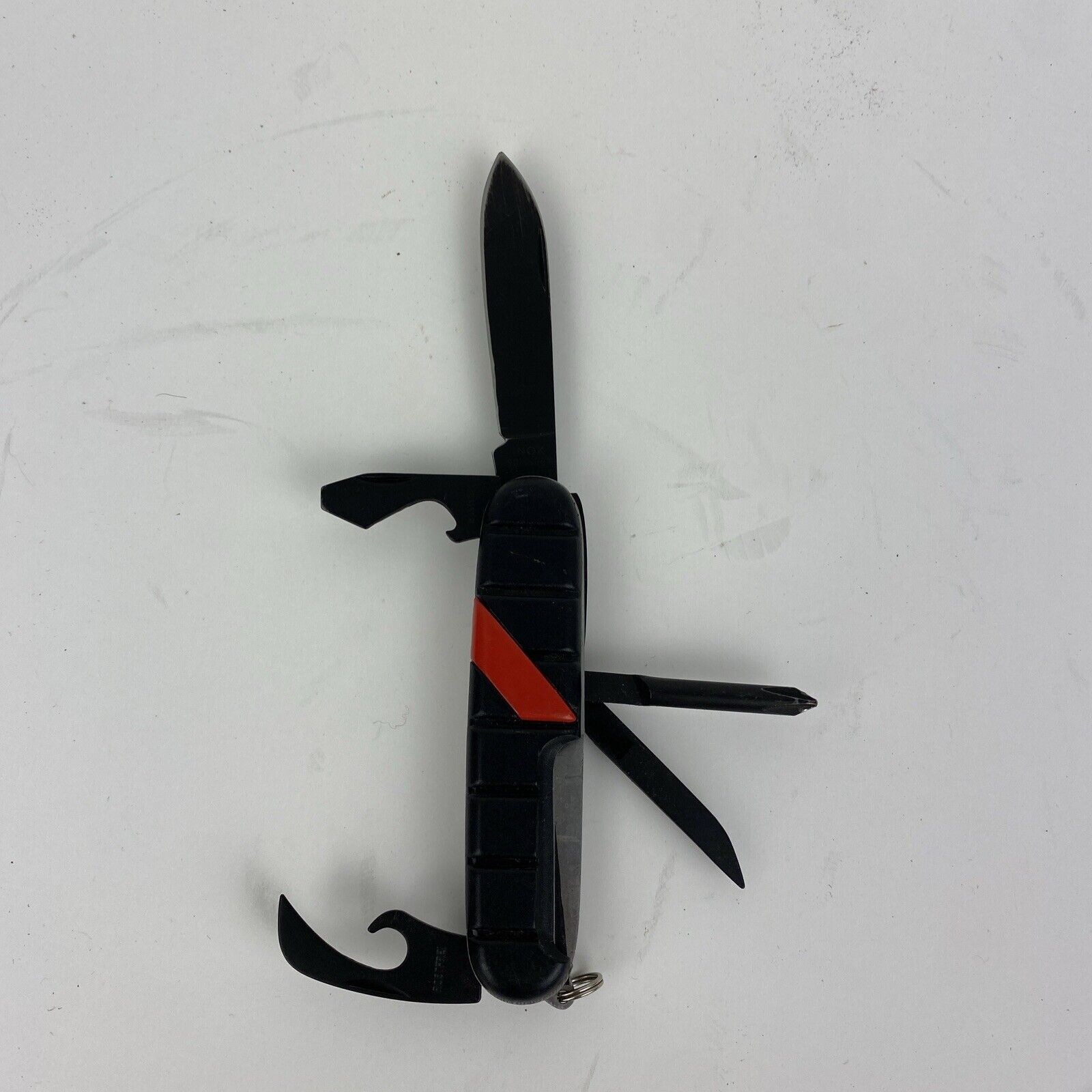 GERMANY Degen Richartz Solingen Inox Pocket Knife Black/Red ROSTFREI